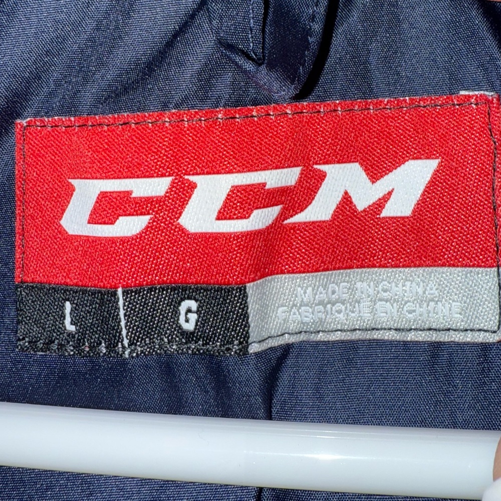 CCM Navy Blue Men's Hockey Jacket - Picture 3 of 4